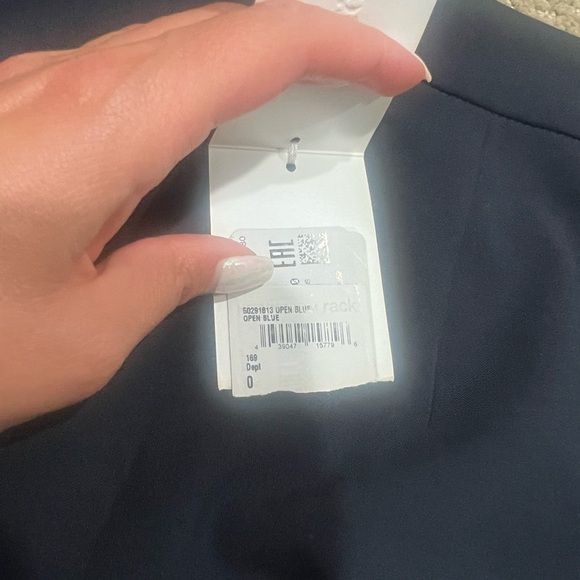 NWT BOSS Hugo Boss Pencil Skirt | Size 0 | Open Blue | Classic Workwear - Picture 9 of 11